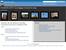 Tablet Screenshot of fr.polandforall.com